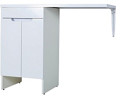 Тумба с раковиной Orange Optima 110 см, чаша слева, OPD-110TUW+RAL