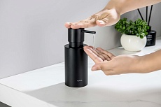 Дозатор для мыла Aquatek Оберон AQ4229MB черный матовый