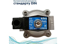 Соленоидный клапан прямого типа с мембраной принудительного подъёма ArTorq SK25N200GN.24DC 2/2 нормально закрыт, G 1”, корпус нержавеющая сталь,
