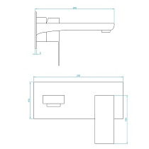 Смеситель для раковины RGW Shower Panels SP-46 черный
