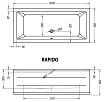 Акриловая ванна Kolpa-San Rapido BASIS 200x90