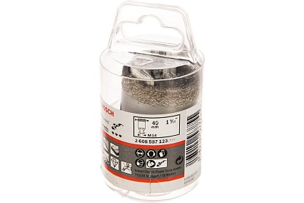 Коронка алмазная DRY SPEED для УШМ (40х35 мм; М14) Bosch 2608587123