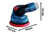 Аккумуляторная эксцентриковая шлифмашина Bosch GEX 12V-125 0601372101
