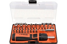 Набор отвертка со сменными вставками Автоdело PRO 35 предметов в пластиковом футляре 36735 16306