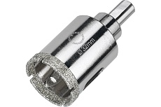 Коронка алмазная по керамограниту и керамике с центрирующим сверлом 32 мм Diamond Industrial DIDCSC032