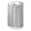 Душевая кабина Niagara NG 3312-14LBKT 120x80 стекло матовое, без крыши, тропический душ