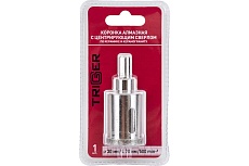 Коронка алмазная с центрирующим сверлом по керамике и керамограниту (30х70 мм) Триггер 78030 тов-202712