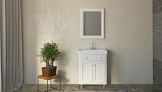 Мебель для ванной Velvex Alba 60 см напольная, белый