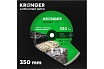 Алмазный сплошной диск по камню, керамограниту 350x10x25.4 мм, гранит Kronger SG200350