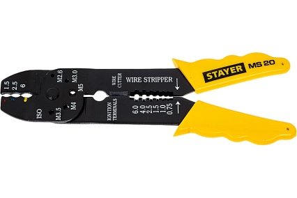 Многофункциональный стриппер Stayer MS-20 0.75 - 6 мм2 2265-21_z01