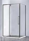 Душевой уголок Vincea Slim-N VSR-4SNP1012CLGM 120x100 вороненая сталь, прозрачный