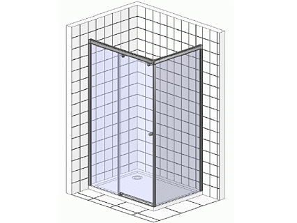Душевой уголок Bravat Stream 120x80 прямоугольный