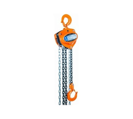Ручная цепная таль HAKLIFT грузоподъёмность 1 т, высота подъёма 3 метра KTHA1000