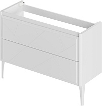 Тумба с раковиной Allen Brau Paris 120 см белый матовый