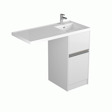 Мебель для ванной Акватон Лондри 105 белый глянец