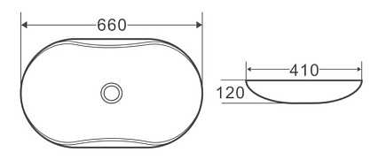 Раковина BelBagno BB1334 66 см