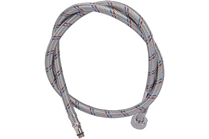 Подводка для смесителей СТМ сталь, 1/2xM10x100 см., короткий штуцер CWFSS100
