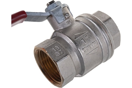 Шаровой кран RUB 1" DN25 PN40, ВР-ВР, серия MILANO (S.90), ручка S90F00