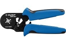 Пресс-клещи для втулочных наконечников Зубр Профессионал ПКМ-10-4 0.25 - 10 мм.кв. 22695