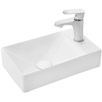 Раковина WeltWasser AISBACH 5111 R 37.5 см, 10000004592 белый глянец