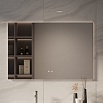Зеркало Vincea VLM-4F120GM-2 120x65 см, сенсорный выключатель, антипар, диммер, вороненая сталь