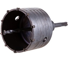 Коронка по бетону МАСТЕР с державкой (80 мм; М22; SDS-Plus) Зубр 29211-80