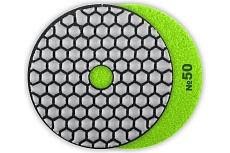 Алмазный гибкий шлифовальный круг для сухого шлифования Зубр 100 мм, №50 29868-050