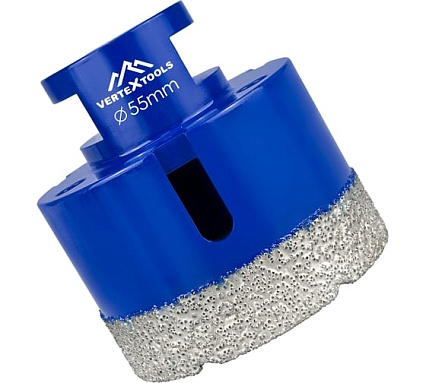 Коронка алмазная 55x35 мм для УШМ Vertextools 333-55-35