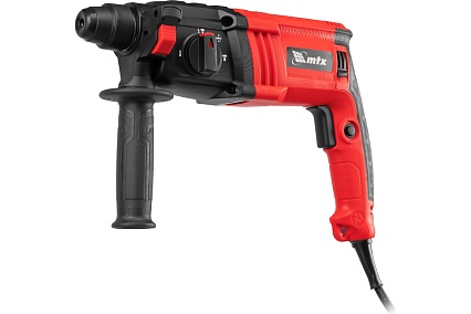 Электрический перфоратор MTX mrh-600-22, sds-plus, 600 Вт, 2.2 Дж, 3 плюс 1 реж. 26682