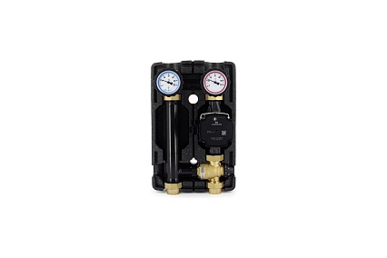 Насосно-смесительная группа Uni-Fitt DN25, с термосмесителем, Grundfos UPM3 HYBRID 25-70 491H2500
