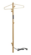 Полотенцесушитель электрический Bemeta 704153015 30W 103x1180 стойка, золото матовое