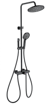 Душевая стойка Wonzon&Woghand Muse Selesta WW-B4113-MB термостат, черный матовый