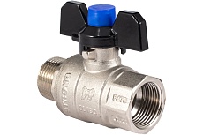 Шаровой кран PROFACTOR PF STRONG ручка бабочка в/н 3/4 дюйма PF FBV 286