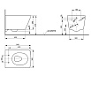 Подвесной унитаз Toto SP CW532Y безободковый