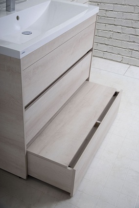 Мебель для ванной Art&Max Family 58 см напольная, Pino Bianco