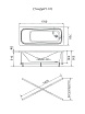 Акриловая ванна Тритон Стандарт 170х70 см