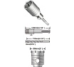 Коронка по бетону (50 мм; SDS-Plus) Ingco HCB0501