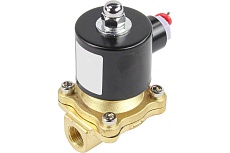 Электромагнитный клапан DN.ru двухходовой VS2W-100E-NC Ду32 Ру10 латунь, EPDM 24В DC D130-01592
