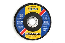 Круг лепестковый торцевой конический Т29 Р36, 125х22 мм, Zirconia KATANA KUBIS 07-00-3903