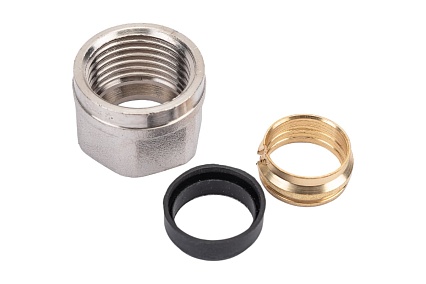 Коллекторный обжимной соединитель для медной трубы Valtec 15 VTc.711.N.1504