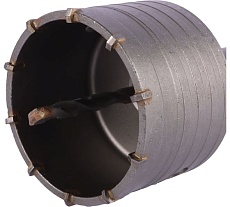Коронка по кирпичу, камню, бетону 80 мм, М22, SDS-plus для перфоратора DERZHI 8306-011