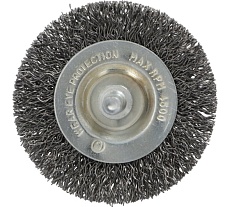 Щетка дисковая 120х20 мм, с хвостовиком, сталь Faster Tools 3495