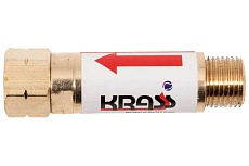 Затвор предохранительный ЗП-Г-20 пропан, ацетилен вход резака/горелки Krass 2117571