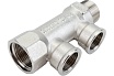 Коллектор никелированный (3/4"; 2 х 1/2") Valtec VTc.550.N.0502 62538