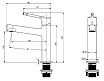 Смеситель для раковины Vincea Феерие (Feerie) VBF-5FE1BG брашированное золото