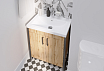Мебель для ванной 1MarKa Grunge Loft 70 см, напольная, дуб вотан