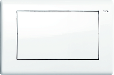 Кнопка смыва TECE Planus 9240314 металл, белый глянцевый