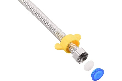 Гибкая сильфонная подводка Kopfgescheit из нержавеющей стали 1/2", 20 см KR-A304.30