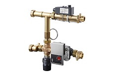 Насосная группа Oventrop Regufloor H, смесительная, DN 25, с насосом Wilo E15/1-5 1151000