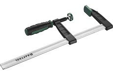 F-струбцина Kraftool DIN 5117, двухкомпонентная ручка, 80x300мм 32011-080-300